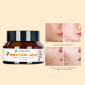 JMFREE Mascarilla facial hidratante natural con logotipo personalizado Antioxidante Hidratación rica Poción de miel <span class=keywords><strong>Plus</strong></span> Mascarilla facial para dormir - Product Image 3