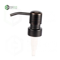 Distributeur de savon haut de gamme professionnel soins de la peau bouteille buse pompe à liquide distribuer couvercle de pompe à savon ORB métal dessin pompe à Lotion