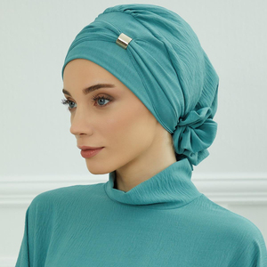 MOTIVE FORCE Nouveaux vêtements islamiques couleur personnalisée à la mode Abaya Hijab instantané qualité musulmane femmes Turban musulman chapeau <span class=keywords><strong>Bonnet</strong></span> - Product Image 1