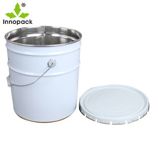 Innopack Seau de stockage de peinture en étain rond Couleur personnalisée 16L - Product Image 1