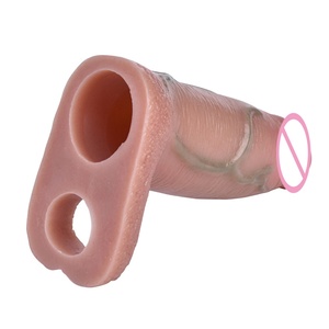 Manchons pénien pour homme à éjaculation retardée, souples, réalistes, agrandisseurs, préservatifs, jouets sexuels, masturbateurs - Product Image 1