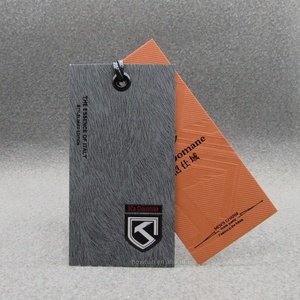 Nhiều màu sắc nghệ thuật giấy các tông logo kim loại dây giày treo thẻ mới <span class=keywords><strong>hangtag</strong></span> thiết kế - Product Image 5