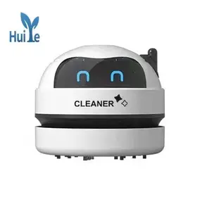 Huiey Mini Vacuum Cleaner Cute Student Pencil Eraser Crumb Dust Cleaner Office Small Handy Rechargeable Desktop Cleaning Tool