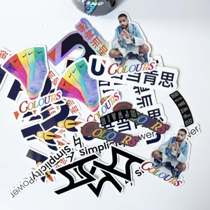 Tùy chỉnh in ấn không thấm nước Vinyl <span class=keywords><strong>Sticker</strong></span> tùy chỉnh thiết kế chết cắt dán logo tùy chỉnh tự dính PVC nhãn dán - Product Image 4