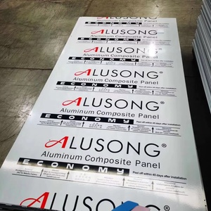 Alusong Panneau composite en aluminium design moderne 3mm 4mm <span class=keywords><strong>Plaque</strong></span> composite en aluminium publicitaire pour l'extérieur - Product Image 2