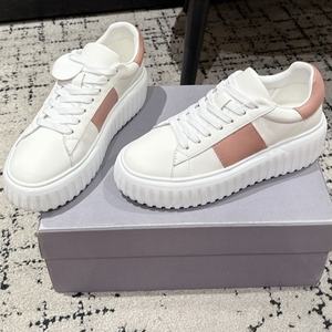 Luxury Top Quality Custom Logo Platform Casual <b>Shoes</b> Genuine Leather Walking <b>Shoes</b> Mens And Womens Sports Jog <b>Shoes</b> - Product Image 5