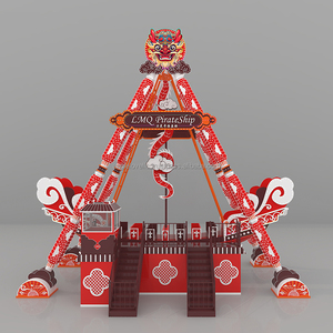 เครื่องเล่นเรือโจรสลัดแบบแกว่ง 40 ที่นั่ง สำหรับสวนสนุกกลางแจ้ง ได้รับการรับรองมาตรฐาน CE - Product Image 6