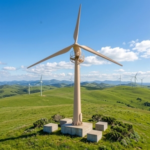 Generadores Eólicos Horizontales de Alta Eficiencia con Accionamiento Magnético Directo, Aspas de Fibra de Vidrio, Diámetro del Rotor de 3,19 m, 100 kW, Horizontal-100KW 100 - Product Image 2