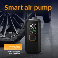 New Arrival Portable Mini Electric Wireless LED Emergency Car Tire Inflator air Pump with Digital Display