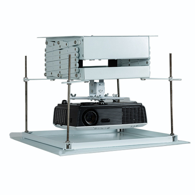 Adjustable Angle Steel In-Ceiling Motorized Projector Lift Presentation Equipment & Accessory for Projector & Display