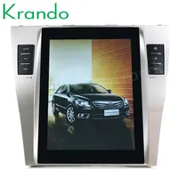 Krando 10.4 "टेस्ला शैली ऊर्ध्वाधर स्क्रीन एंड्रॉयड कार रेडियो प्लेयर टोयोटा केमरी 2006-2012 के लिए जीपीएस नेविगेशन प्रणाली KD-TV131
