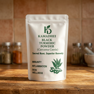 Polvo de Raíz de Cúrcuma Negra Seca Premium, Ingrediente Herbal Natural para Mezclas de Té, Productos Alimenticios, Fórmulas de Bienestar y Productos Botánicos - Product Image 1