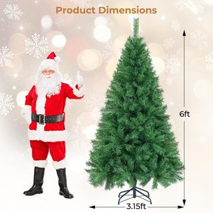 2025 New Kỳ Nghỉ Chất Lượng Cao Trong Nhà Trang Trí Nội Thất 6ft Cây Nhân Tạo Cây Giáng Sinh 180Cm Với Đèn Xmas Tree - Product Image 4
