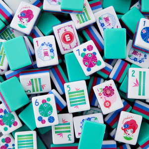 Engraved Custom Acrylic Modern American Mahjong Tiles Set-Eco-Friendly Durable Portable 4-Layer Design for Poker & Entertainment - Product Image 1