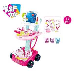 semblant jouer infirmière rôle jeu musique lumière en plastique <span class=keywords><strong>docteur</strong></span> <span class=keywords><strong>chariot</strong></span> <span class=keywords><strong>jouet</strong></span> kits médicaux <span class=keywords><strong>docteur</strong></span> jouets pour enfants - Product Image 3