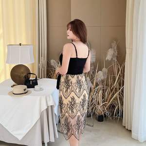 Débardeur en coton uni avec étiquette Runqi N8004 Sweet Bow pour femme, grande taille, vêtement de mode féminin - Product Image 2