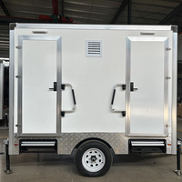 Toilettes portables pour événements extérieurs, camping, chantier, durable, remorque publique, toilettes mobiles portables