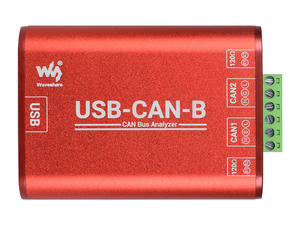 Adaptador USB Industrial USB-CAN-B Waveshare, Analizador CAN de Doble Canal, Aislamiento de 2500V CC, Velocidad de Transmisión de 10Kbps-1Mbps - Product Image 2