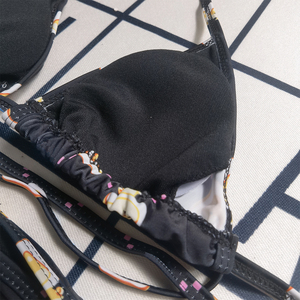 ชุดว่ายน้ำสไตล์ใหม่ ชุดชายหาด แบรนด์หรูสำหรับผู้หญิง ชุดว่ายน้ำวันพีซแบบสามจุด แยกชิ้น เซ็กซี่ สายรัดไหล่ ดีไซน์เนอร์ แห้งเร็ว - Product Image 4