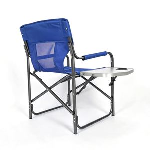 Deluxe Oxford Excellent Quality Tall <b>Foldable</b> Light Weight Director <b>Chair</b> with <b>Table</b> - Product Image 3