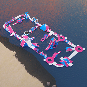 NewBlessing <b>Inflatable</b> Floating Water Park Aquapark Jump <b>Game</b> Commercial Use PVC Material Over 500kg Capacity <b>Inflatable</b> Water P - Product Image 3