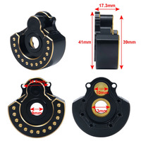 Bloques de contrapeso de latón, adaptadores de cubierta de diferencial para piezas de coche RC A103008 T92076 1/10