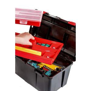 Boîte à outils Parat Profi-Line 16L avec plateau pour petites pièces, étui de rangement portable - Product Image 6