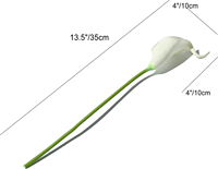 Grosir Pabrik Mini Bunga Calla PVC 35cm Gaya Cina Dekorasi Pernikahan & Rumah Perlengkapan Fotografi