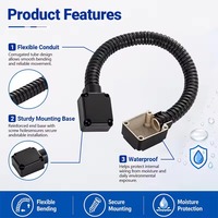 Protector de Cable para Puerta Blindada de Plástico ABS Impermeable Personalizado para Puertas de Madera, Metal y Seguridad, Proveedor OEM