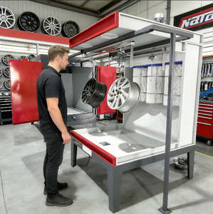 Sistema de Recubrimiento en Polvo Electrostático GookiiTech con Cabina de Pulverización <span class=keywords><strong>Electrostática</strong></span> y <span class=keywords><strong>Horno</strong></span> de Curado - Product Image 1