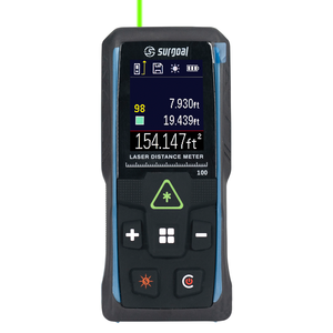 Thiết bị đo laser hiện đại với màn hình màu sáng màu xanh lá cây tăng cường và chức năng xoay - Product Image 1