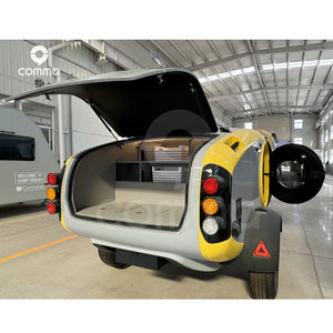 2025 nuovo piccolo rimorchio caravan a goccia Furgonetas Camper Remorque Camping Camperizada con lucernario panoramico e finestra rotonda - Product Image 6