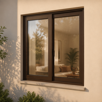 SERIE MINIMALISM Ventanas Ultra Estrechas de Doble Vidrio con Perfil de Aleación de Aluminio, Certificación CE, con Mosquitera para Hogares