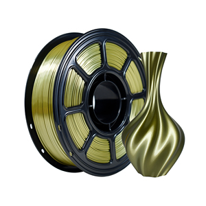 Filamento para Impresora 3D PLA Plus de 1.75mm/2.85mm, 1KG 2.2 LBS, Venta al por Mayor, 1.75 mm, Color Seda Oliva Dorado, para la Mayoría de las Impresoras 3D FDM - Product Image 1