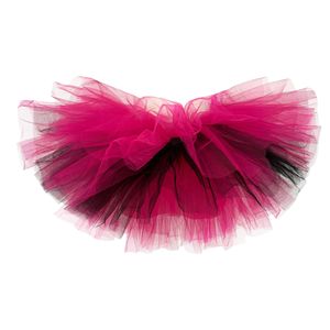 Jupe tutu mini ultra-courte en maille à 6 couches pour adulte, taille empire, jupe de ballet sexy avec <span class=keywords><strong>jupon</strong></span> plissé anti-plis - Product Image 4