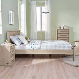 Modern Minimalist Solid Wood Platform Toddler Bed <b>School</b>-Friendly <b>Furniture</b> for Kids' Apartment Hotel Hospital Bedrooms - Product Image 4