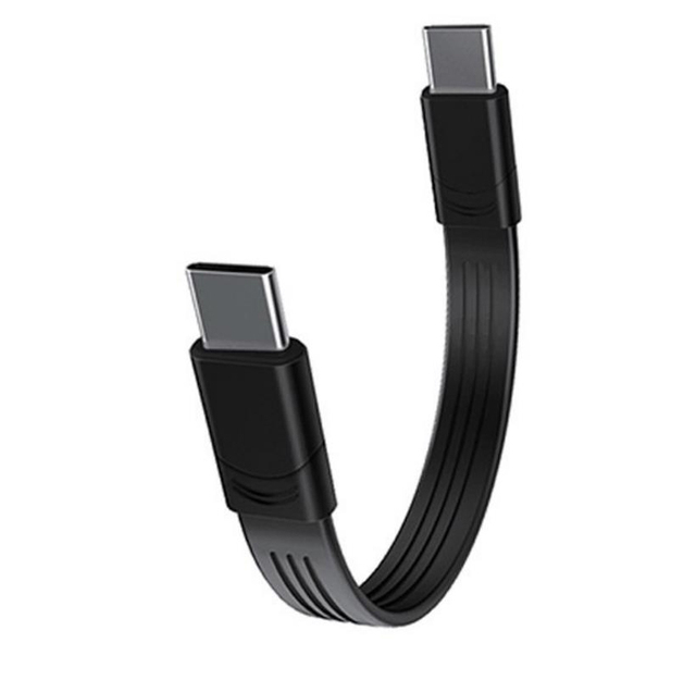 15cm 48V 5V 240W USB3.2 Type C GaN2 Full Function Flexible Flat Short 4k Projection Fast Charging 20Gbps PD Type c Data Cable