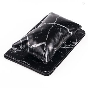 Cojín de manos lavable para <span class=keywords><strong>manicura</strong></span>, soporte de manos para decoración de uñas, almohada suave, blanco y negro, venta al por mayor - Product Image 2