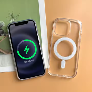 Vente en gros étui magnétique acrylique léger et transparent pour iPhone 16 Plus 16 Pro 16 Pro Max étui magnétique - Product Image 4
