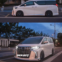 Modification automobile de haute qualité pour Alphard série 35 Facelift 2015-2022 Anh30 Kit carrosserie pare-chocs avant et arrière