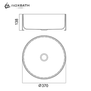 Lavabo de Sobremesa Moderno de Acero Inoxidable 304 para Hotel, con Desagüe, Capacidad de 12L, Acabado Cepillado - Product Image 3