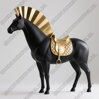 Produits personnalisés Statue de cheval en résine Décoration animale Accueil Hôtel à vendre