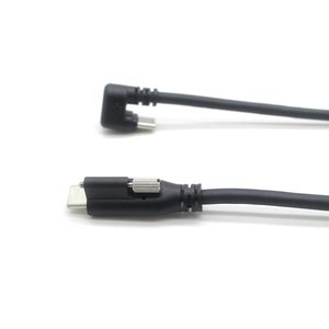 Tipo <span class=keywords><strong>C</strong></span> macho con tornillos a codo en forma de <span class=keywords><strong>U</strong></span> de 180 grados TIPO <span class=keywords><strong>C</strong></span> a USB 2,0 Transferencia de datos y cable de carga PD - Product Image 6