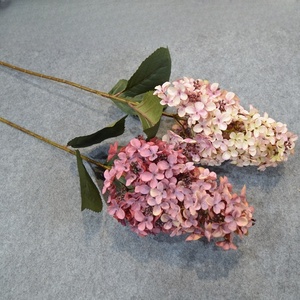 Hortensia artificial de seda de otoño 2025 para decoración del hogar, materiales florales de alta calidad para Arreglo de mesa - Product Image 2