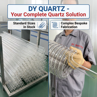 Tubo Espiral de Sílice Fundida de Alta Pureza (99.99%) |   Condensador de Cuarzo Resistente al Calor de 1200 °C |   Mecanizado de Precisión Personalizado y Soldadura