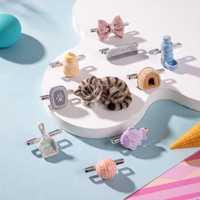 Breloque HMJ pour bracelet de montre Whoop, anneau décoratif semi-ouvert esthétique pastel clair pour Whoop 4.0 5.0, emballage personnalisé