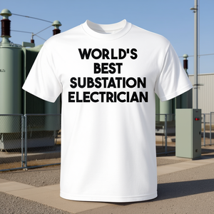 Camiseta del mejor electricista de subestaciones del mundo - Product Image 1