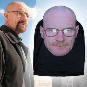Masque intégral en tissu Breaking Bad pour cosplay, Halloween, jeux de rôle et fêtes - Product Image 1