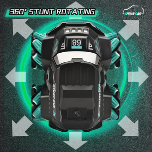 Auto da Corsa Telecomandata a 4 Canali 2.4GHz Controllata da App con Funzioni di Drift e Luci per Uso Interno ed Esterno con Cavo USB per Bambini - Product Image 3