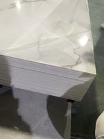 Panneaux muraux décoratifs intérieurs en plastique UV imitation marbre, légers, résistants à l'humidité, faciles à installer, 4x8 pieds